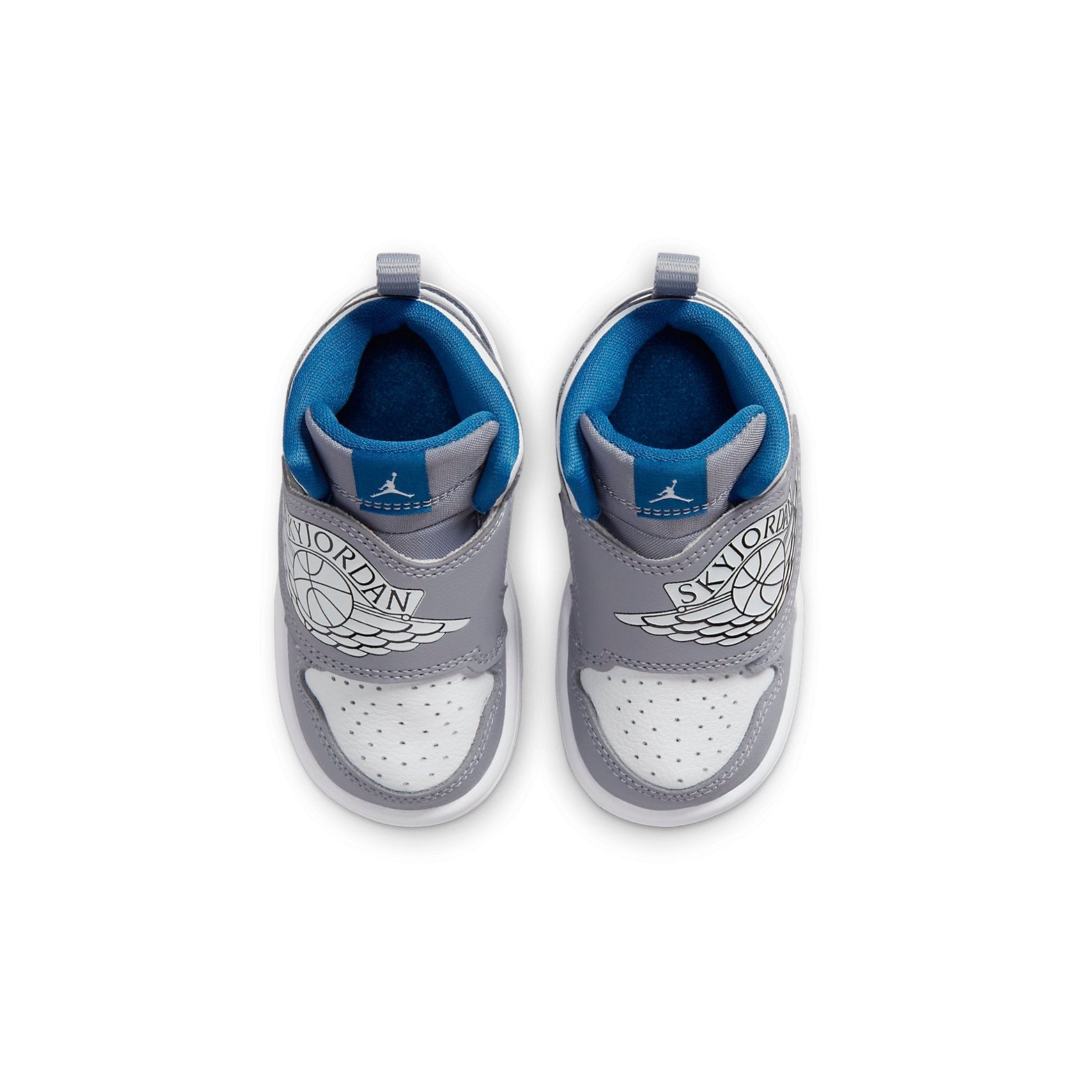(TD) Air Jordan Sky Jordan 1 'Gray White Blue' BQ7196-014