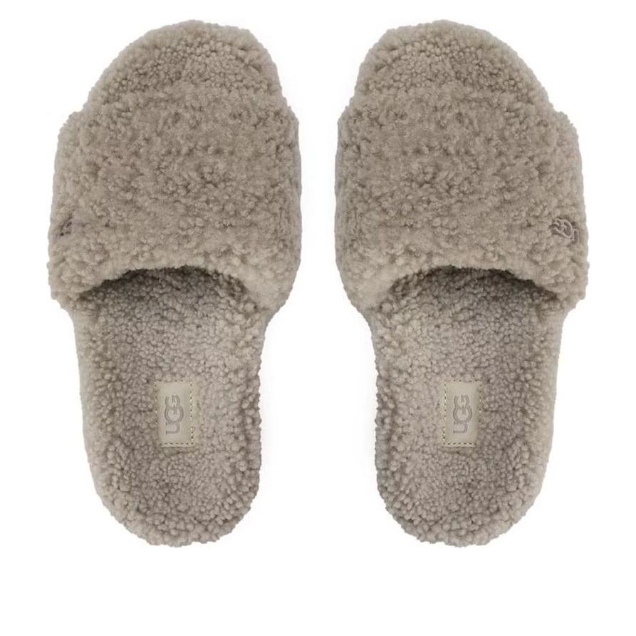 (WMNS) UGG Cozetta Curly Slide 'Goat' 1130838-GOA
