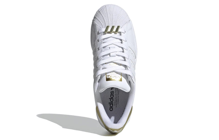 (GS) adidas originals Superstar J 'White Gold' FV3723