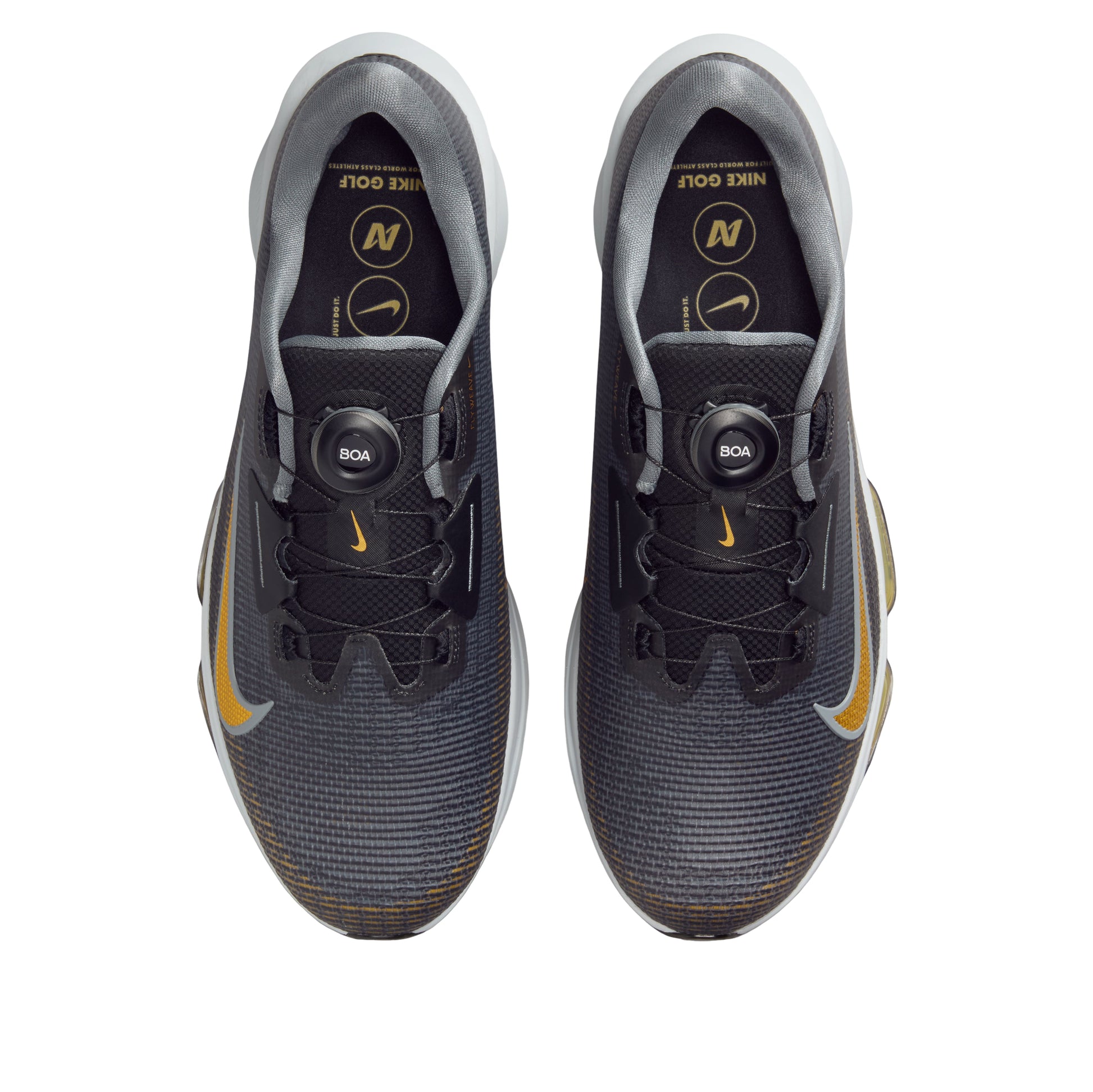 Nike Infinity Tour BOA 2 Golf 'Black Cool Grey Infinite Gold' FN6730-003