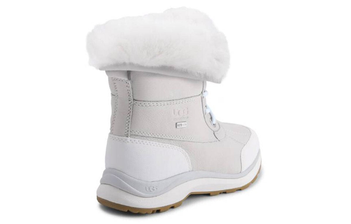 (WMNS) UGG Adirondack Boot III Fluff Fleece Lined White 1103849-WHT