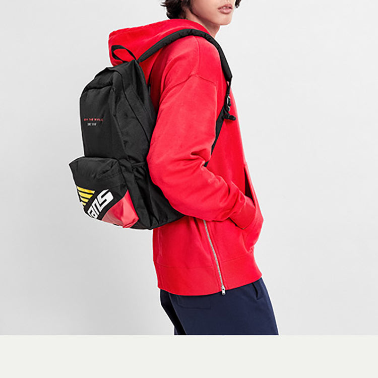Vans Reed Wrap Backpack 'Black Red Yellow White' VN0A48CUBLK