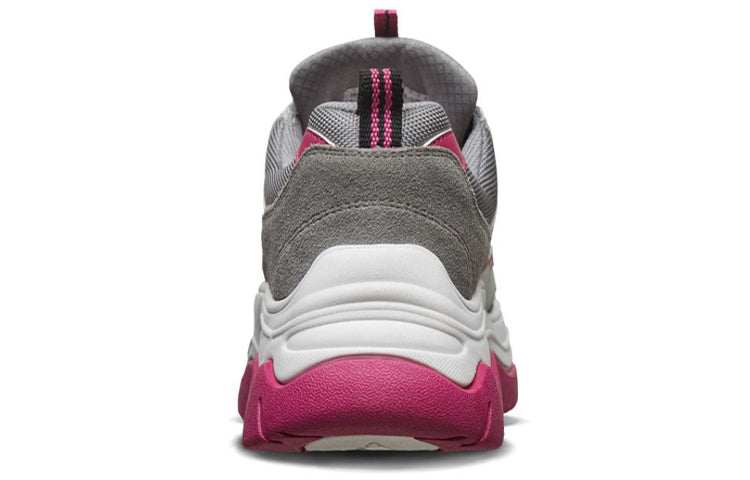 (WMNS) Skechers Black Jack Low-Top Daddy Shoes Grey/White/Pink 74236-GYFS