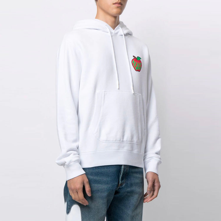 Men's Off-White SS21 Apple Pattern Ordinary Version White OMBB074S21FLE0070125