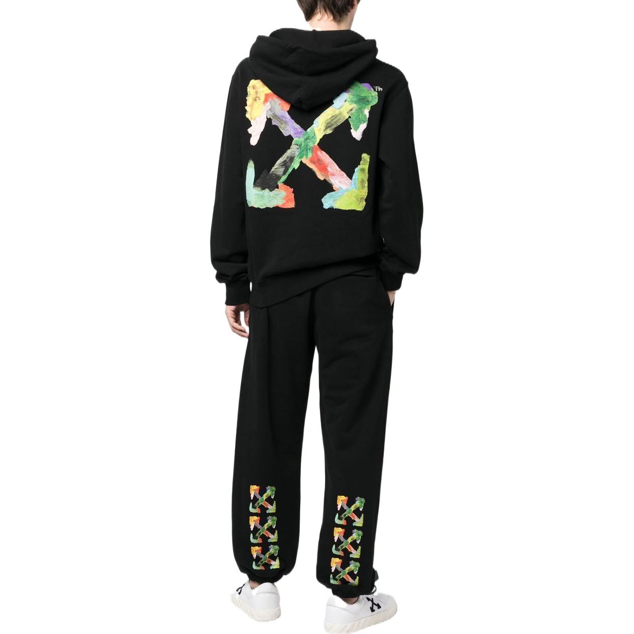 Off-White Brush Arrow Track Pants 'Black' OMCH029S23FLE0021084