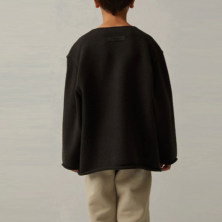 (GS) Fear of God Essentials SS22 Big E Sweater Iron FOG-SS22-249