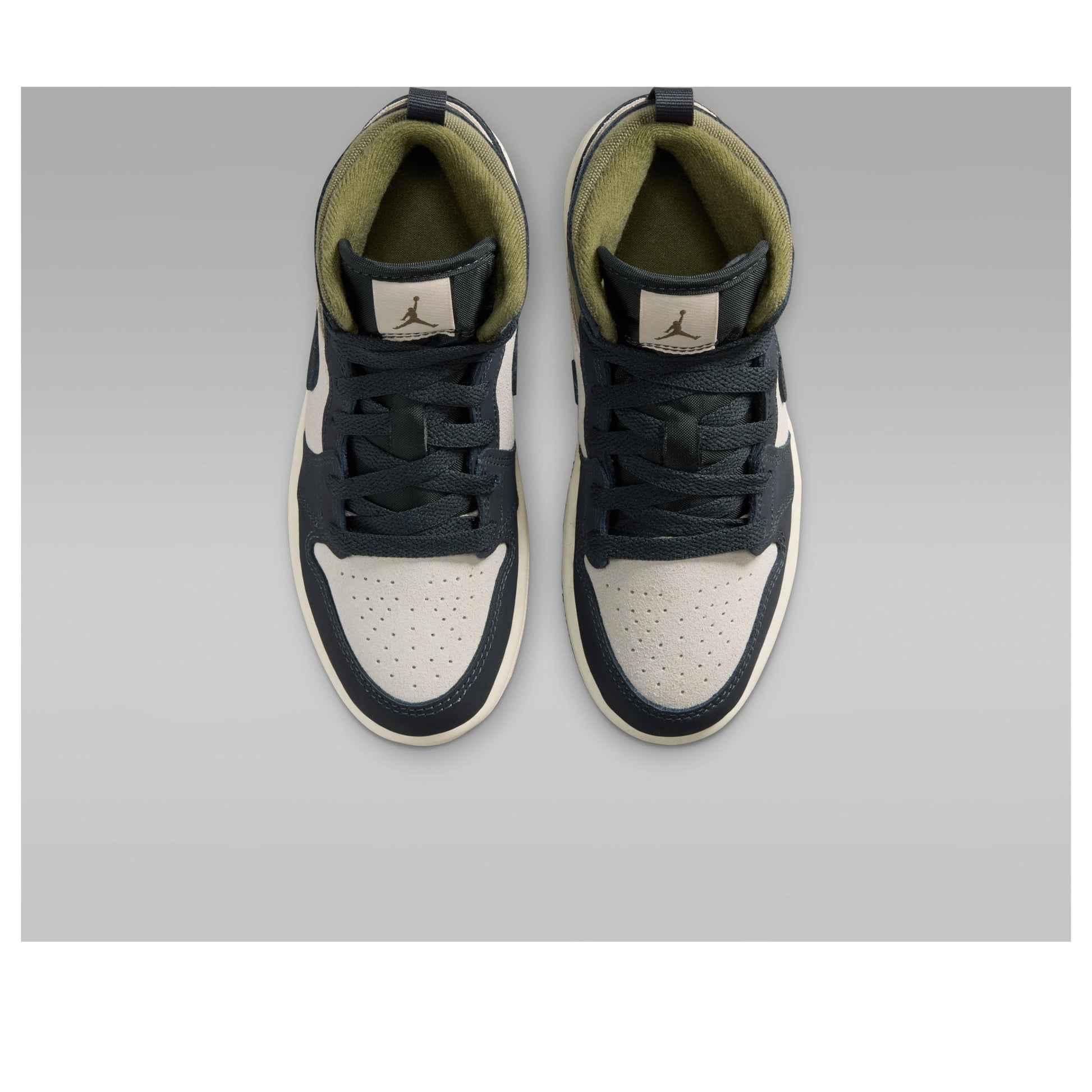 (PS) Air Jordan 1 Mid SE 'Off Noir Medium Olive' HV4444-102
