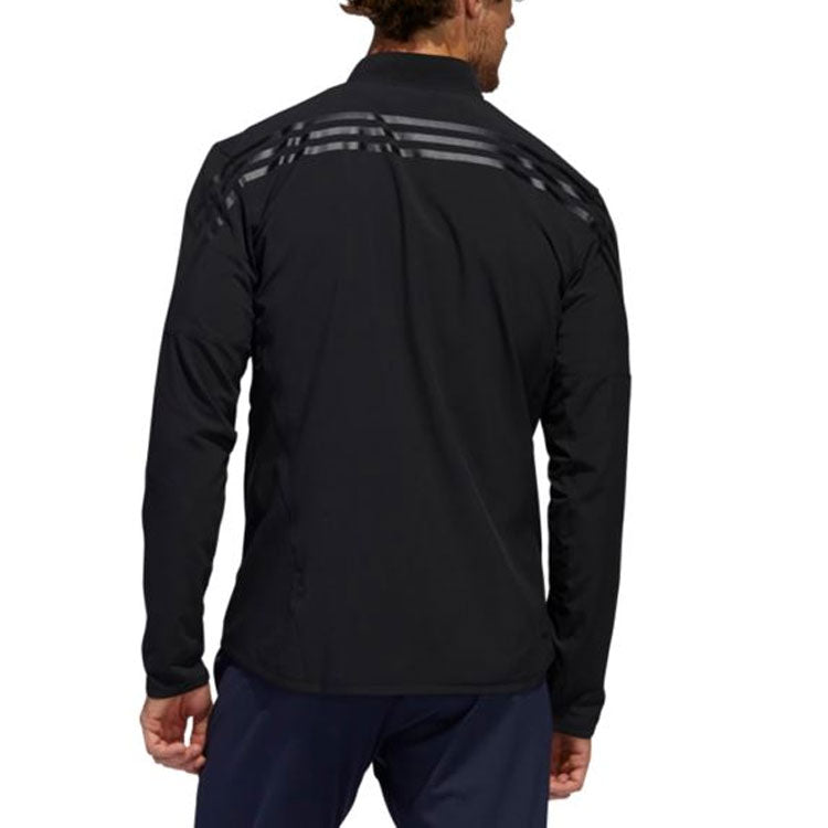 adidas Aero 3s Jkt Casual Sports Training Jacket Black FJ6138