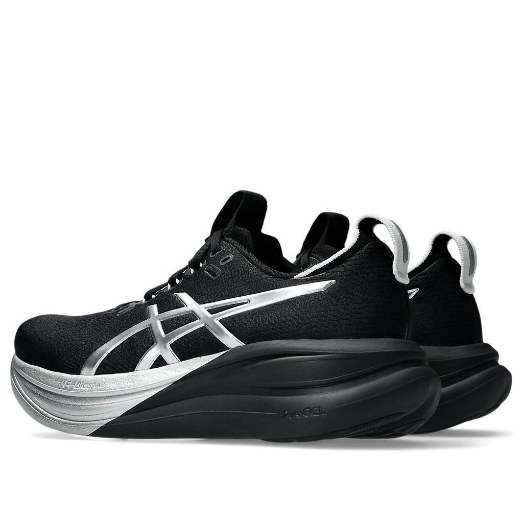 (WMNS) ASICS Gel-Nimbus 28 Platinum 'Platinum Black' 1012B978-001