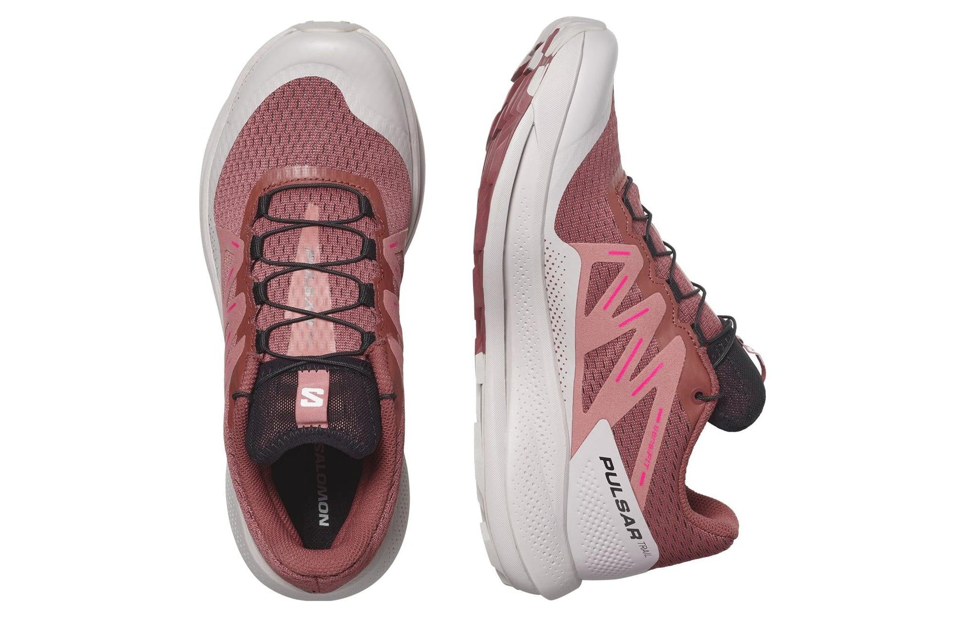(WMNS) SALOMON Pulsar Trail 'White Red' 473855