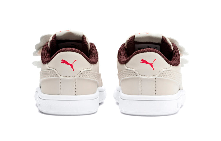 (TD) PUMA Smash v2 Butterfly AC Leisure/Board Shoes Creamy/White 370096-03