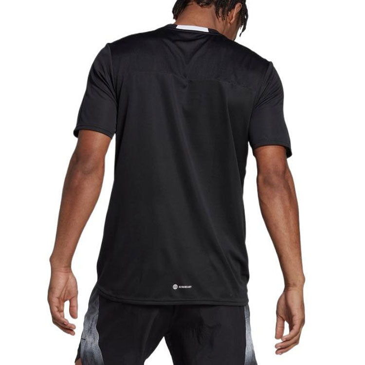 adidas Designed for Movement AEROREADY HIIT Slogan Training T-Shirt 'Black' HN8508