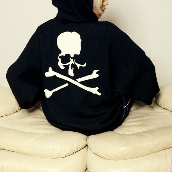 Vans x Mastermind World Zip Pullover Hoodie 'Black' VN0A7SQQBLK