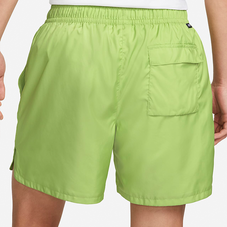 Men's Nike Sportswear Sport Essentials Solid Color Lacing Straight Sports Shorts Green DM6830-332