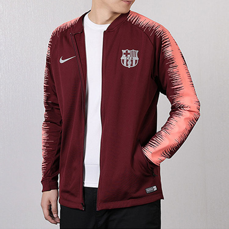 Nike FC Barcelona Player Edition Jacket 'Burgundy' 894361-669