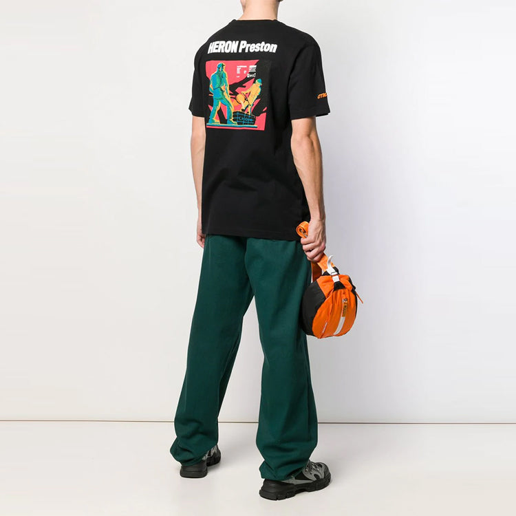 HERON PRESTON Metal Worker T-shirt 'Black' HMAA001S196320261088
