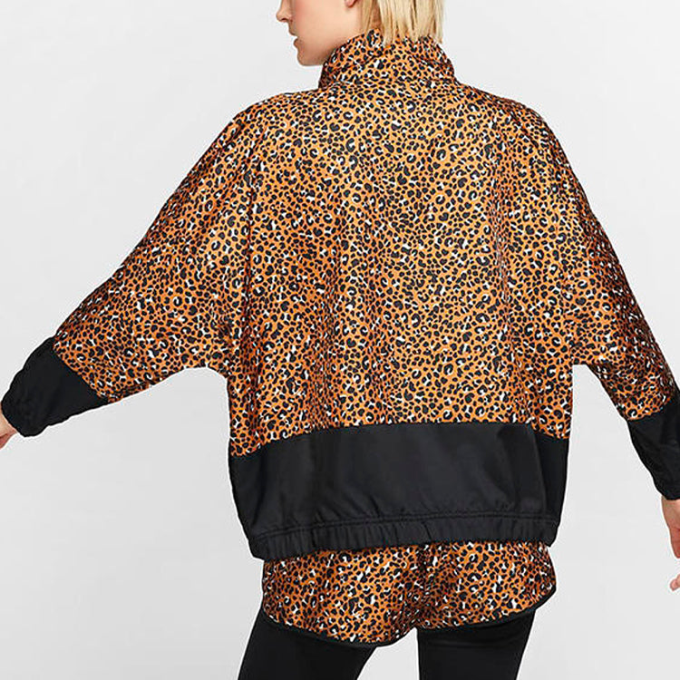 (WMNS) Nike Stand-up Collar Jacket Leopard CD3684-754