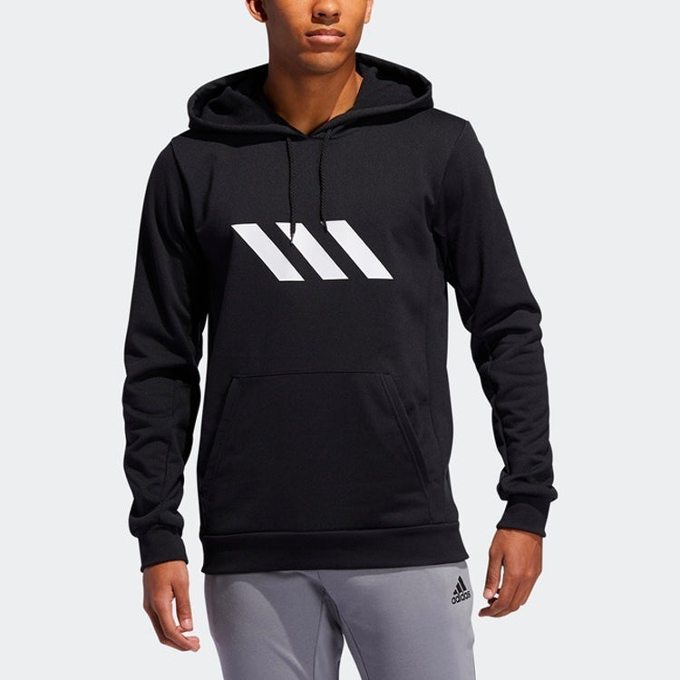 adidas Spt Bb Po Basketball Casual Sports Pullover Black EC6229