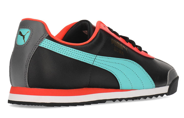 PUMA Roma Basic+ Low Top Running Shoes Black/Orange 369571-04