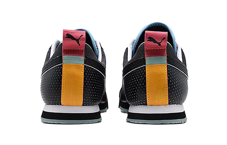 PUMA Roma Fairgrounds Casual Kids' Black/White/Blue Low sneakers 375462-01