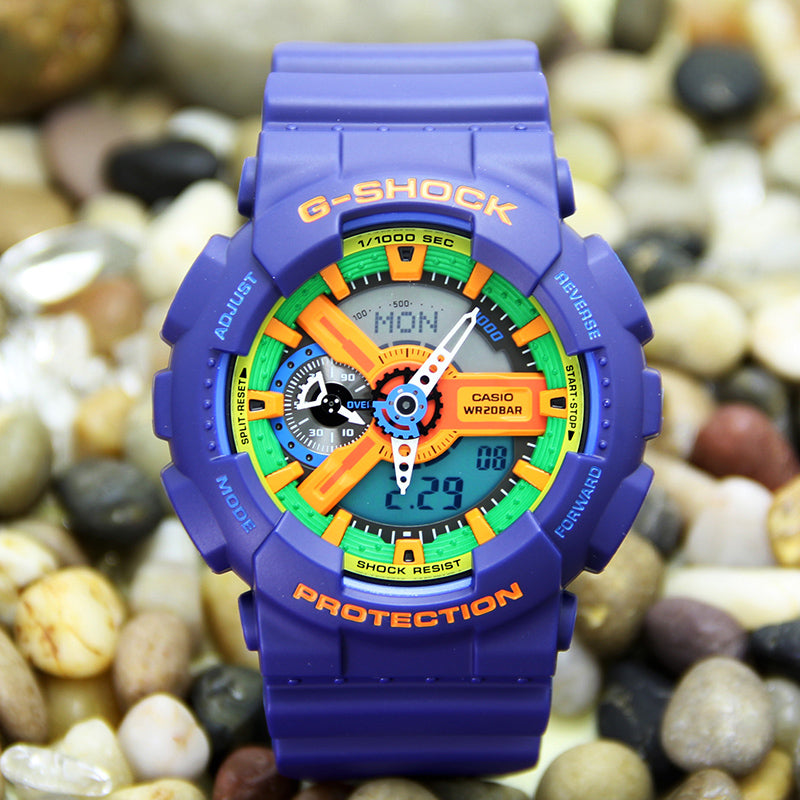 CASIO G-Shock Analog-Digital 'Blue' GA-110FC-2A