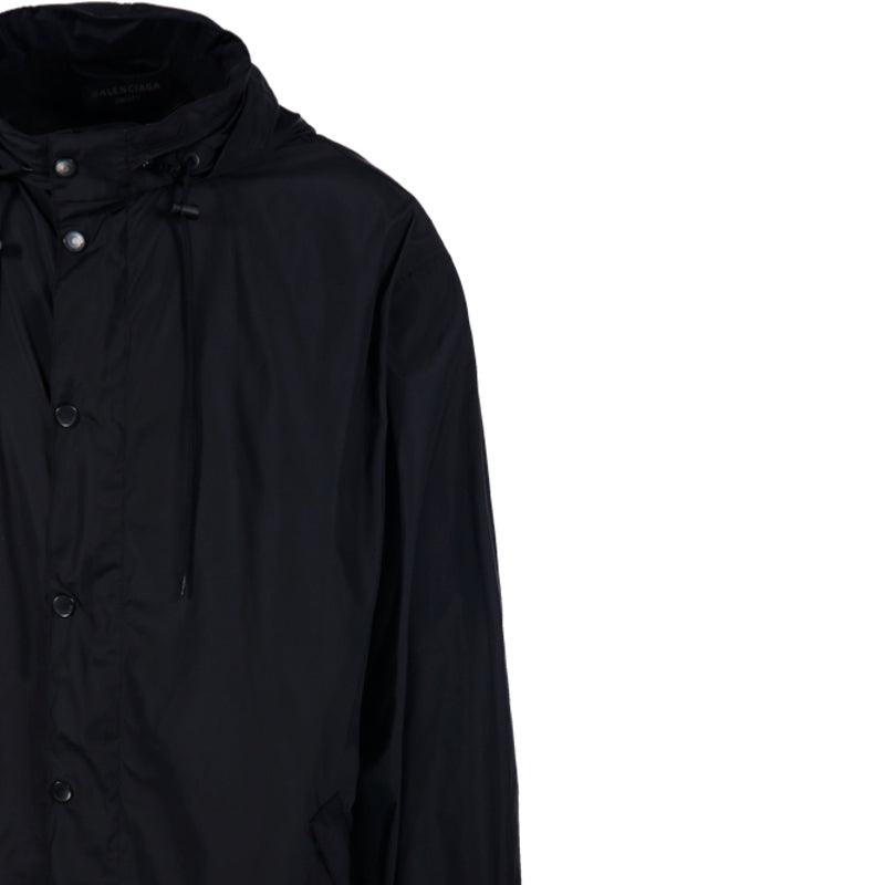 Balenciaga Political Stencil Windbreaker 'Black' 791285TPO061000