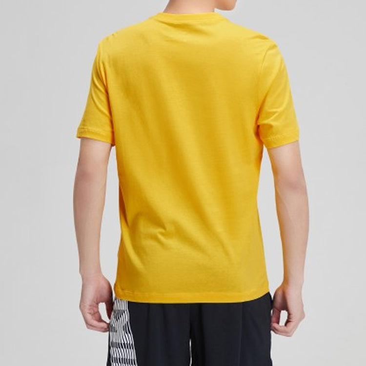Men's Nike Just Do It Short Sleeve Yellow T-Shirt AR5007-741