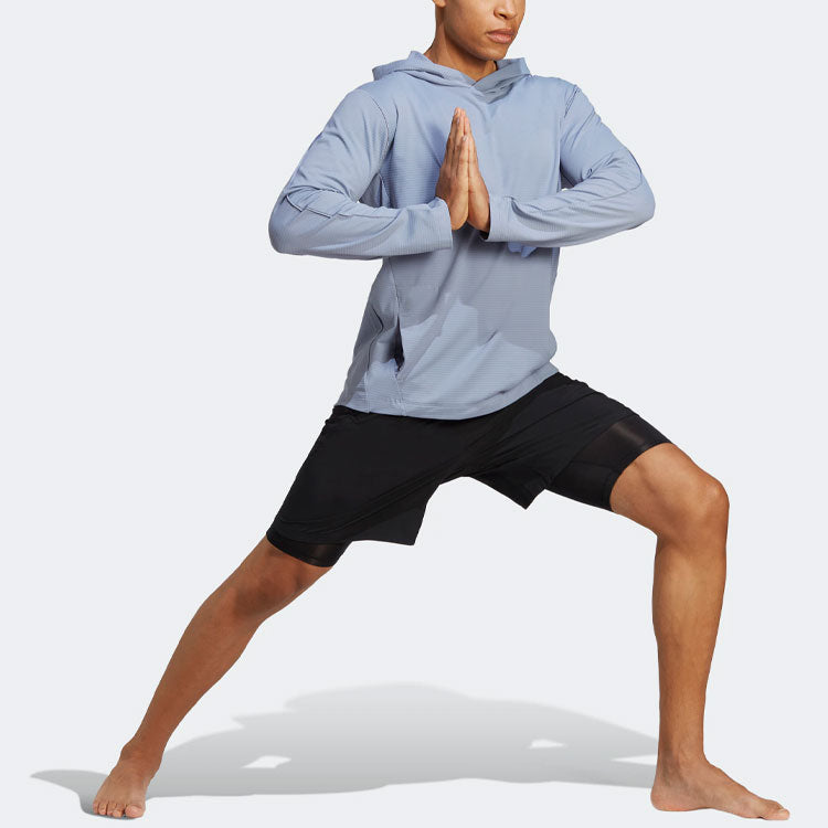 adidas Yoga Graphic Training Hoodie 'Silver Violet' IB8969
