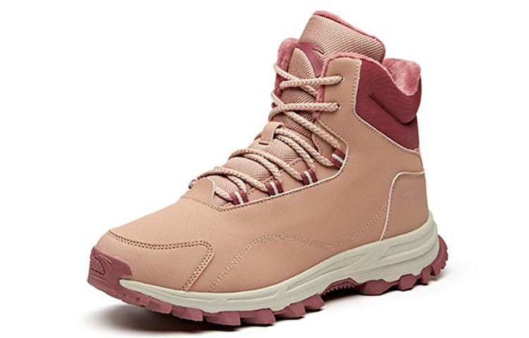 (WMNS) ANTA Casual Fleeced Skateboarding Shoes 'Peach' 12948960-2
