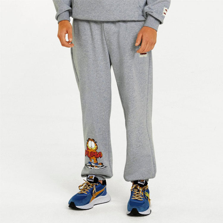 PUMA x GARFIELD Sweatpants 'Grey' 534436-04