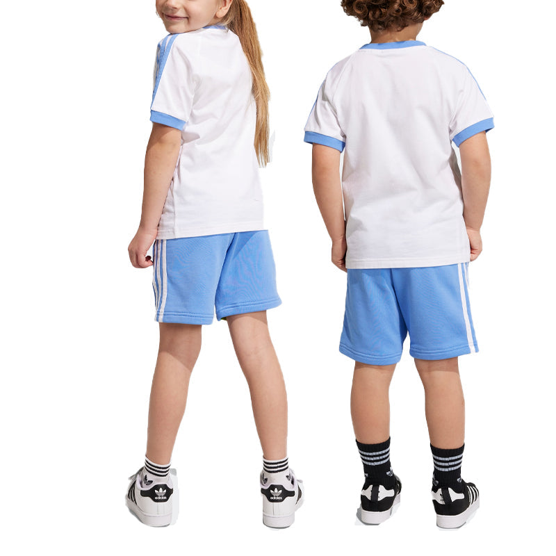 (PS) adidas x Moomin T-Shirts Suit 'White Blue' IC5630