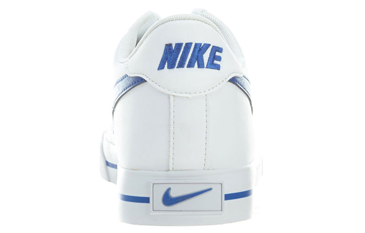 Nike Sweet Classic Leather Low-Top Sneakers White/Blue 318333-156