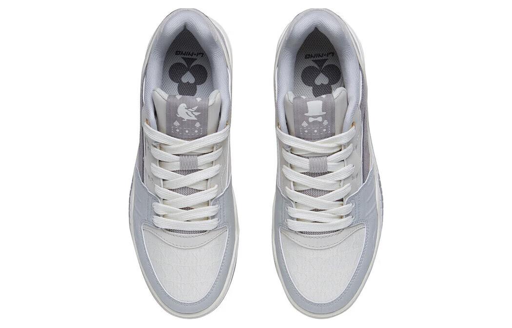 (WMNS) Li-Ning Moon White 'Grey' AGCS252-9