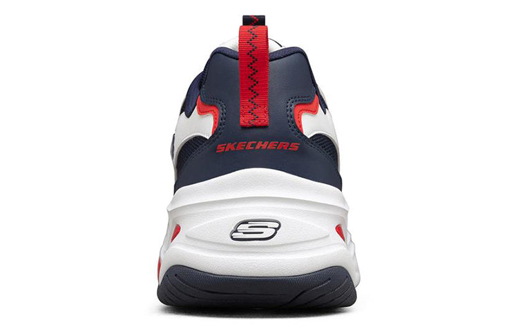 Skechers D'Lites 4.0 Low-Top Running Shoes White/Blue/Red 894006-WNVR