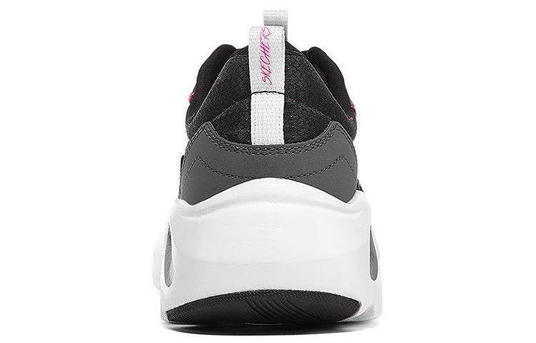 (WMNS) Skechers Stamina Airy Low-Running Shoes Black/White 896003-BKW