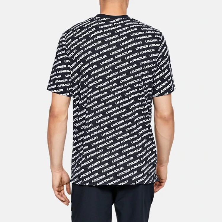 Under Armour UA Unstoppable Wordmark Tee 'White Black' 1345563-002