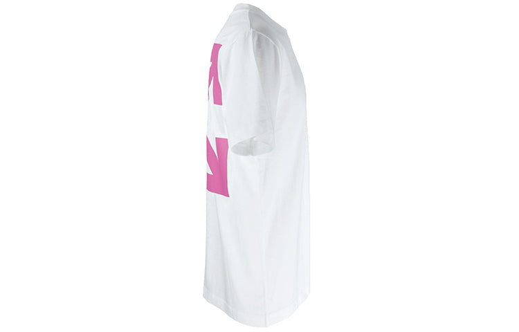 Off-White Logo Alphabet Printing Arrow Short Sleeve White OMAA027S22JER0130132