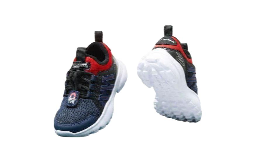 (GS) Skechers Razor Flex Dexler Shoes 'Black Navy Red' 407275N-NVRD