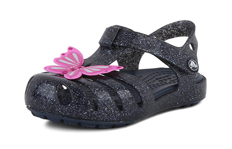 (PS) Crocs Lightweight Wear-Resistant Cozy Sports Blue Sandals 204529-410