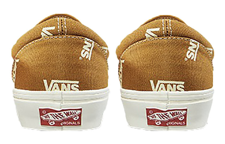 Vans OG CLASSIC SLIPON LX logo Brown VN0A45JKVQG
