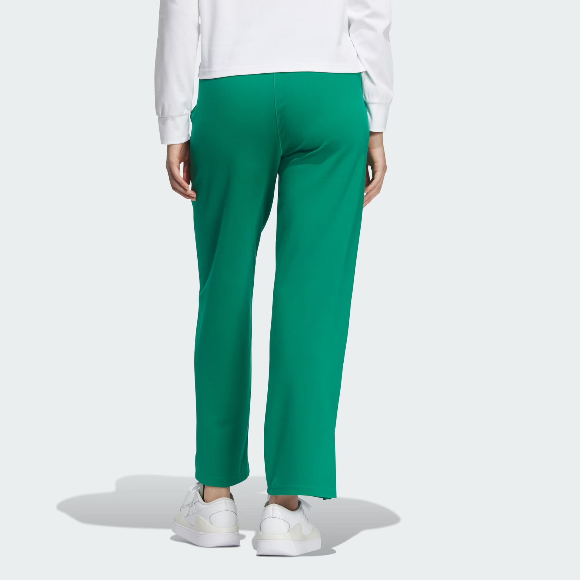 (WMNS) adidas Verbiage Doubleknit Pants Asia Sizing 'Green' JE3614