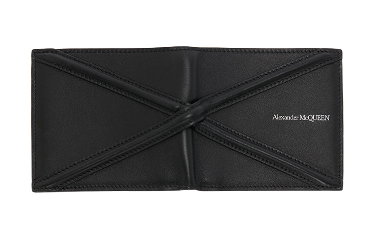 Alexander McQueen Harness Wallet 'Black' 726320-1AAD0-1000
