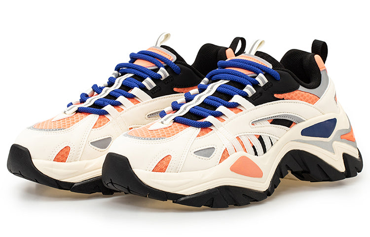 (WMNS) Fila Flatform Chunky Shoes White/Orange T12W034105FPG