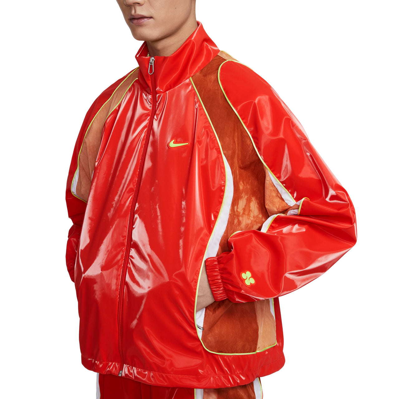 Nike x Project F.R.O.G. Tracksuit Jacket Asia Sizing 'Light Crimson Dark Russet' HJ3291-696