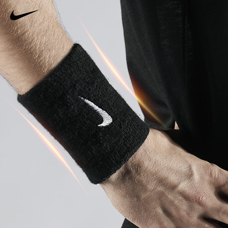 Nike Swoosh Doublewide Wristband 'Black' NNN05010OS