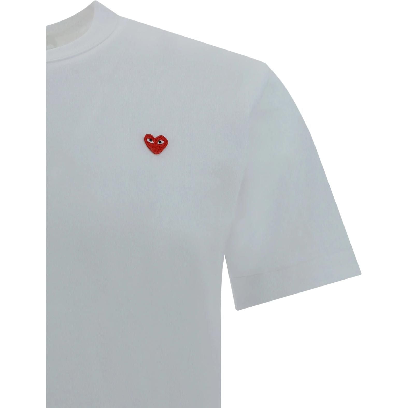 COMME des GARCONS PLAY SS25 Small Heart T-Shirt 'White' AX-T304-051-2