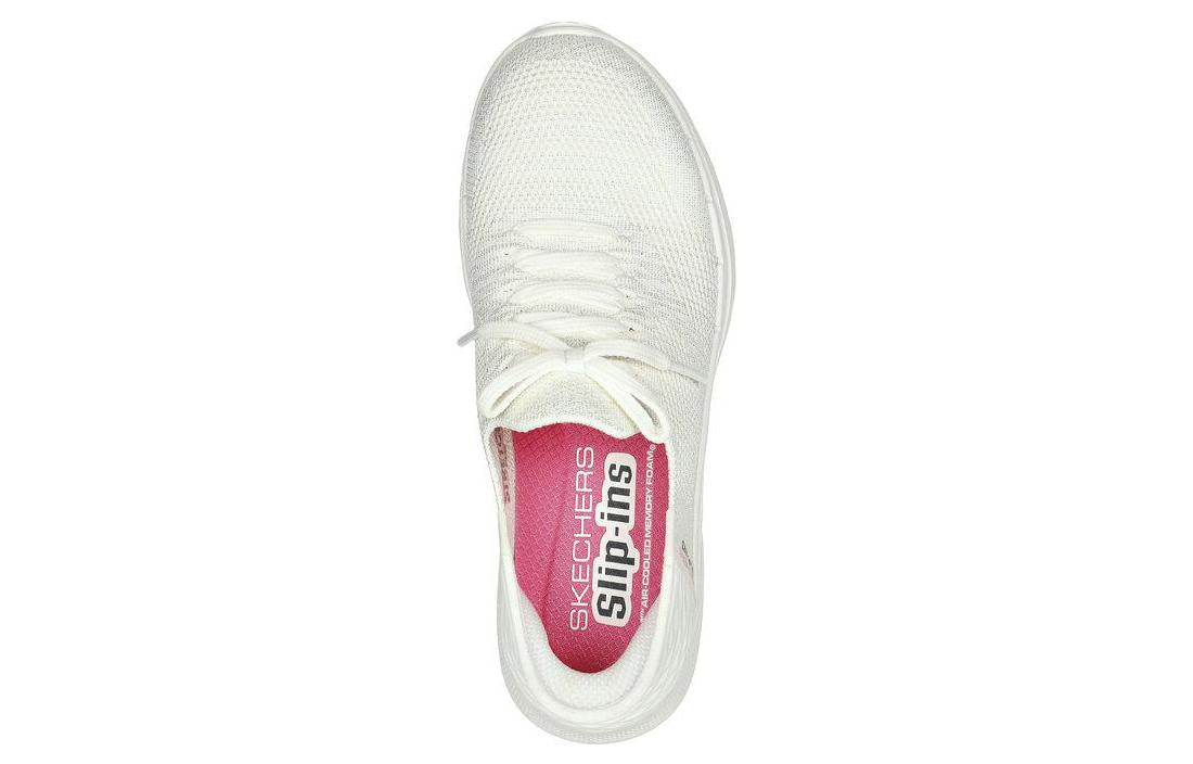 (WMNS) Skechers Go Walk 6 Lace Up 'Off White' 124568-OFWT