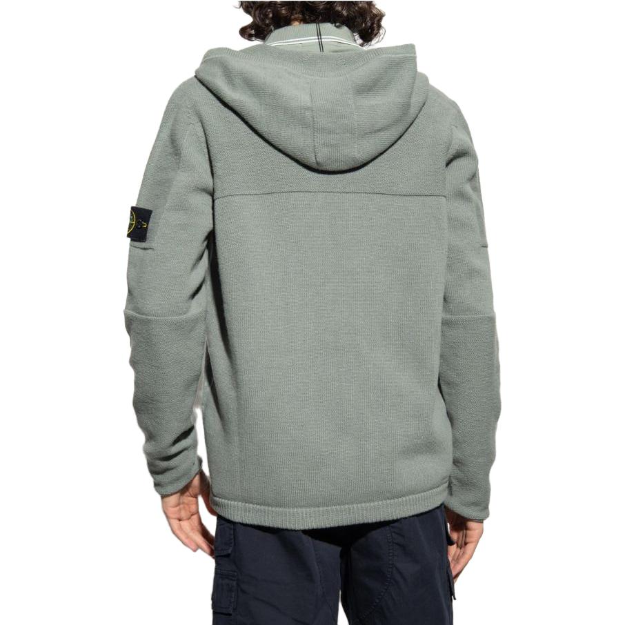 STONE ISLAND Zip Hoody Jacket 'Green' 7915509A3-V0055