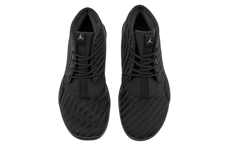 (GS) Air Jordan Eclipse Chukka Woven 'Black Grey' 881461-003