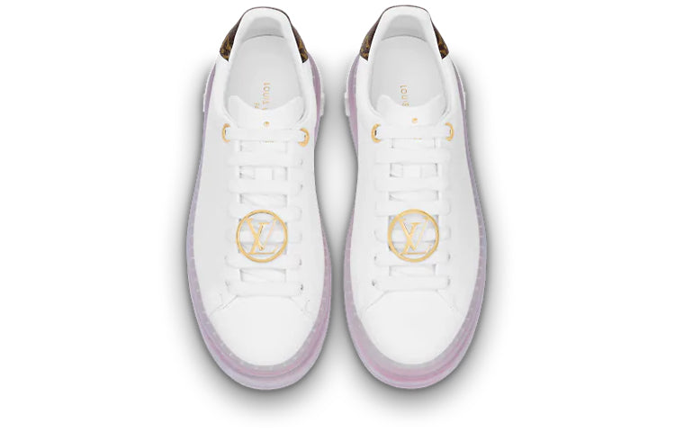 (WMNS) LOUIS VUITTON Time Out Sneakers 'White Pink Gold' 1A8NFR